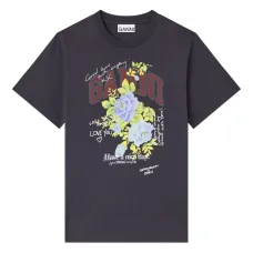 Футболка с цветочным принтом