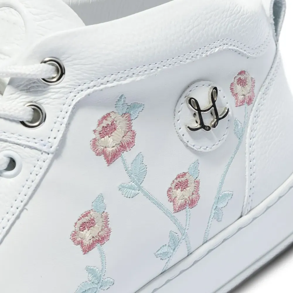 Кроссовки Ezio с цветочной вышивкой