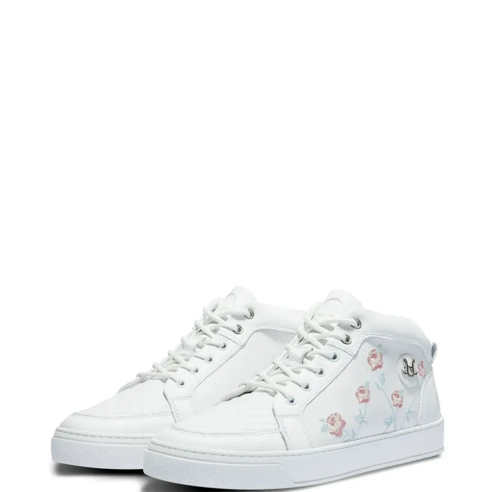 Кроссовки Ezio с цветочной вышивкой