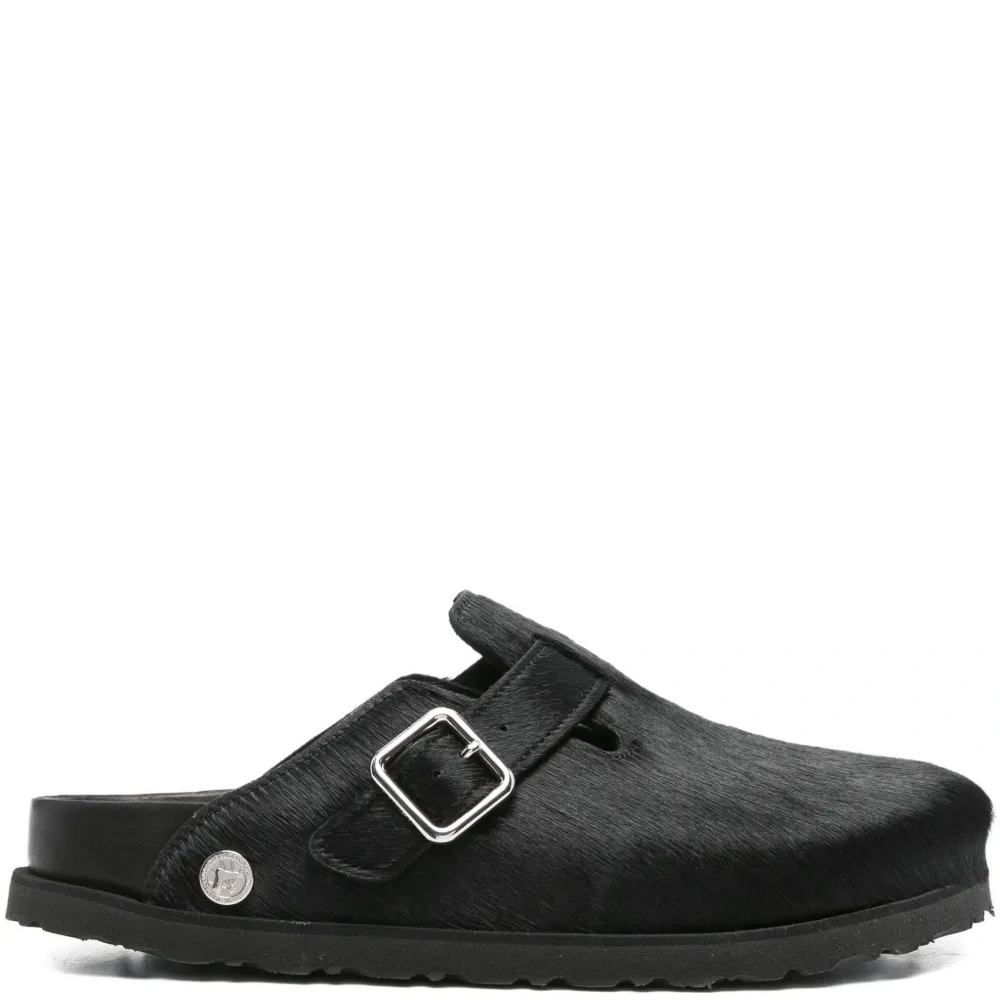 Мюли с ремешком и пряжкой