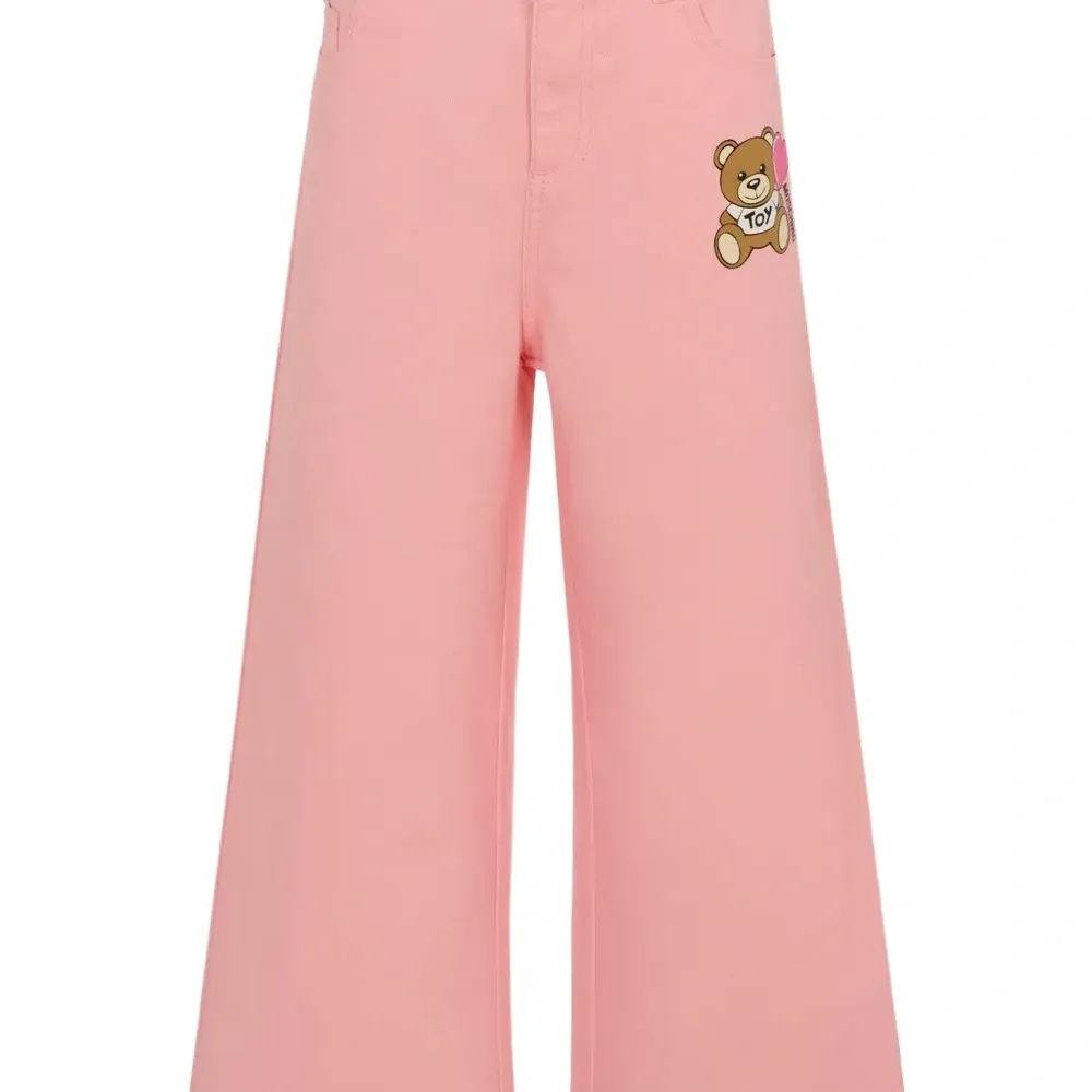 Джинсы с принтом