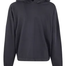 Худи с отделкой в рубчик