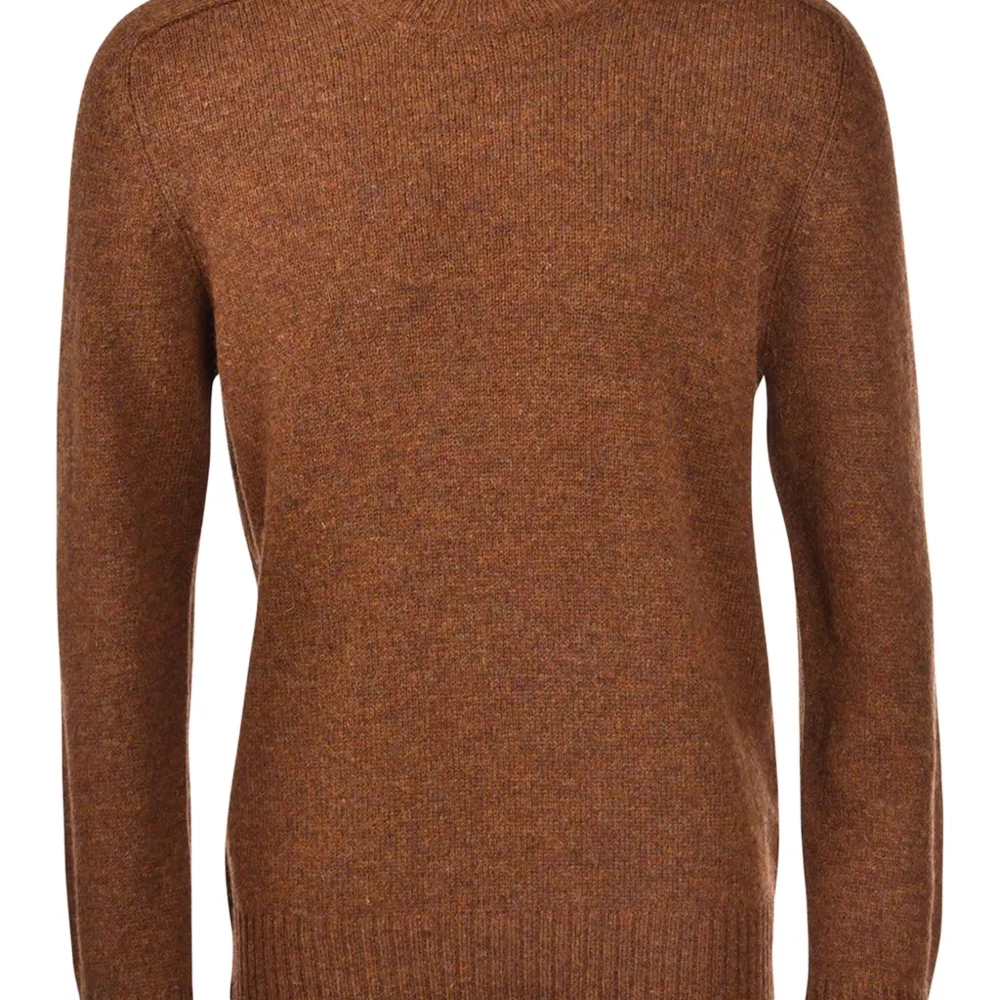 Шерстяной свитер с круглым вырезом