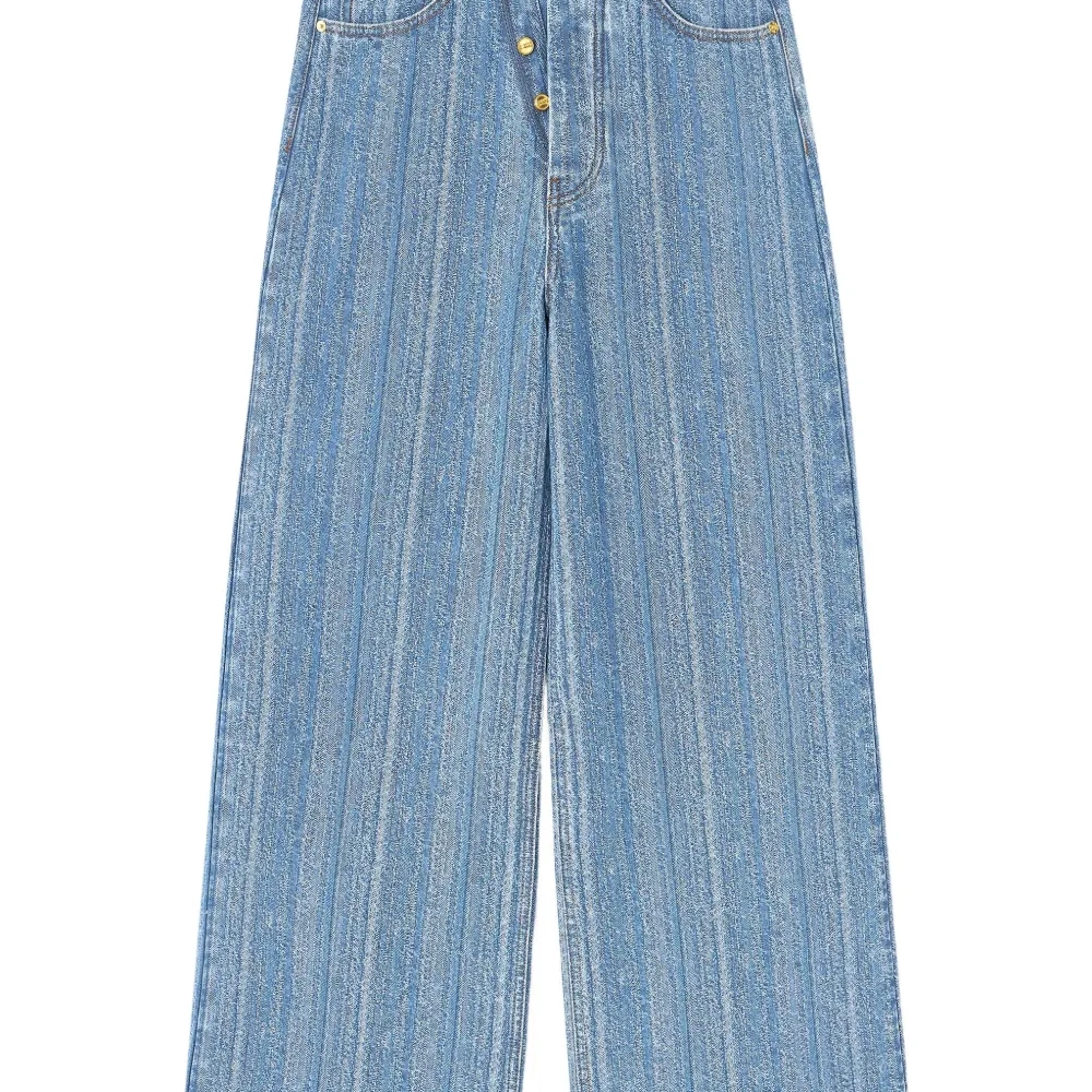 Деконструированные джинсы с узором