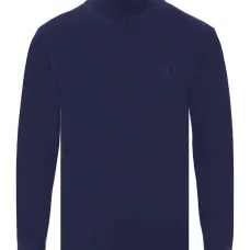 Водолазка в рубчик с высоким воротником Водолазка в рубчик с высоким воротником