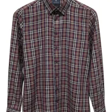 Клетчатая рубашка на пуговицах