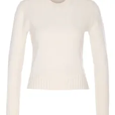 Кашемировый свитер с круглым вырезом Кашемировый свитер с круглым вырезом