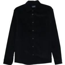 Вельветовая рубашка с длинными рукавами