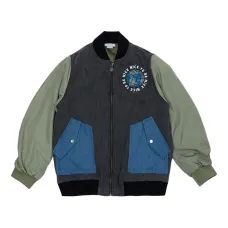 Бомбер со вставками