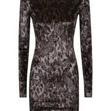 Платье с леопардовым принтом Платье с леопардовым принтом