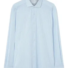 Полосатая рубашка с длинными рукавами