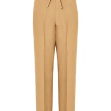 Льняные брюки с кулиской