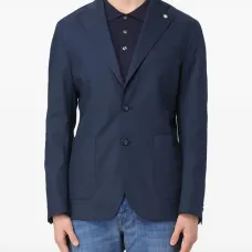 Пиджак с накладными карманами