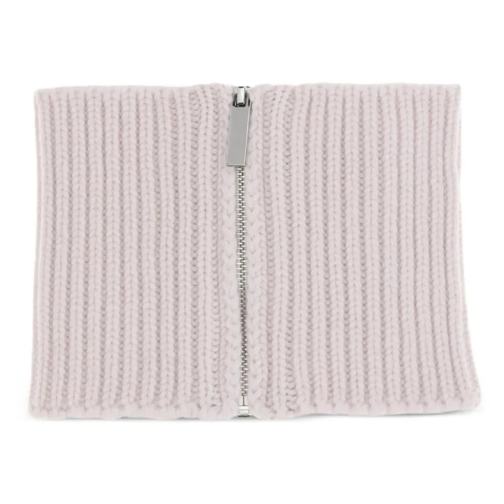 Шарф в рубчик на молнии