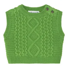Жилет фактурной вязки