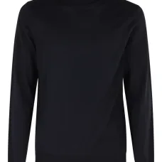 Шерстяной свитер с круглым вырезом