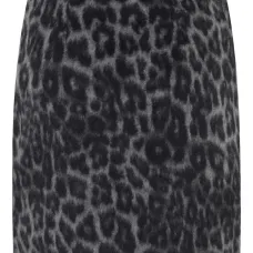 Мини-юбка с леопардовым принтом