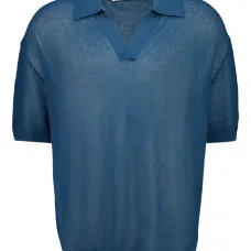Рубашка поло тонкой вязки