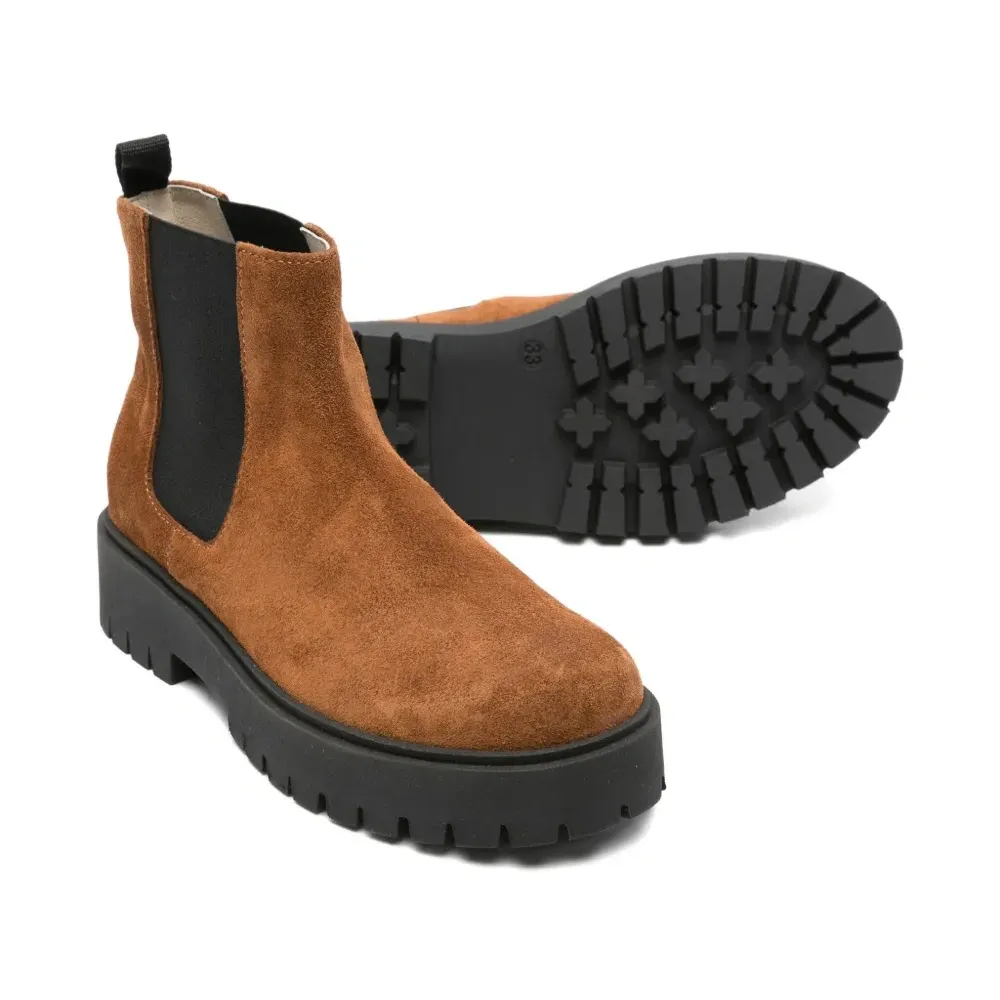 Ботинки на платформе с эластичными вставками