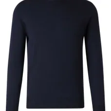 Свитер с круглым вырезом и длинными рукавами