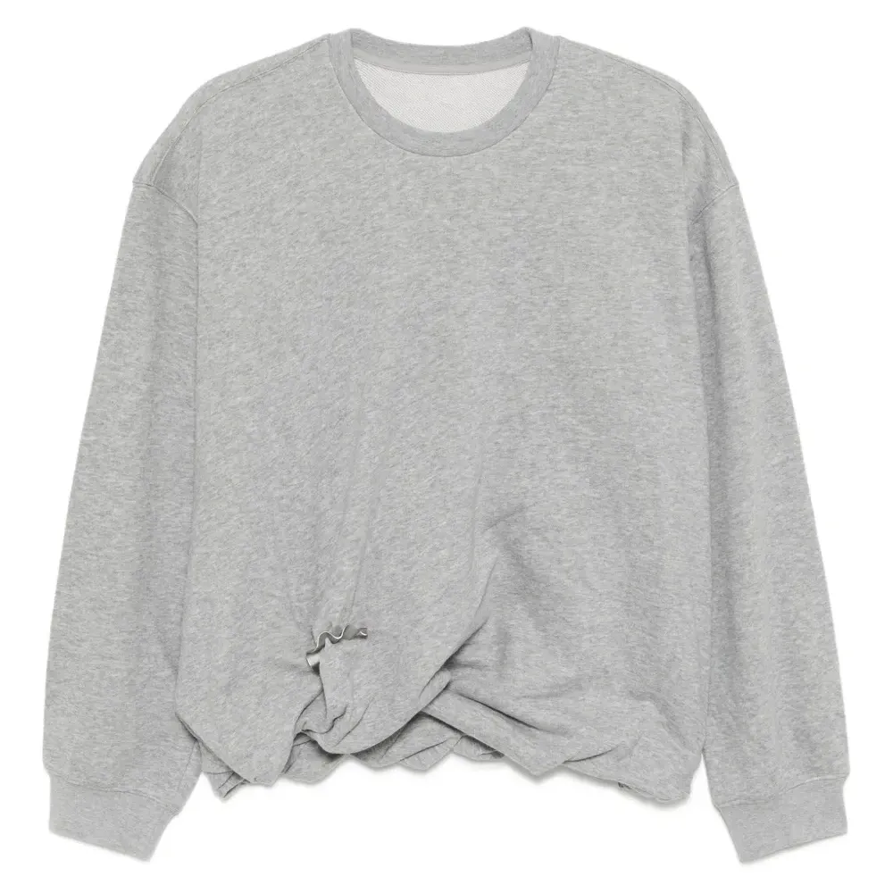 Пуловер с нашивкой-логотипом