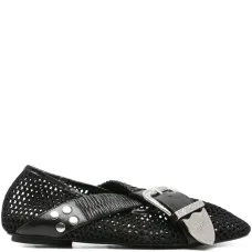 Балетки с пряжкой