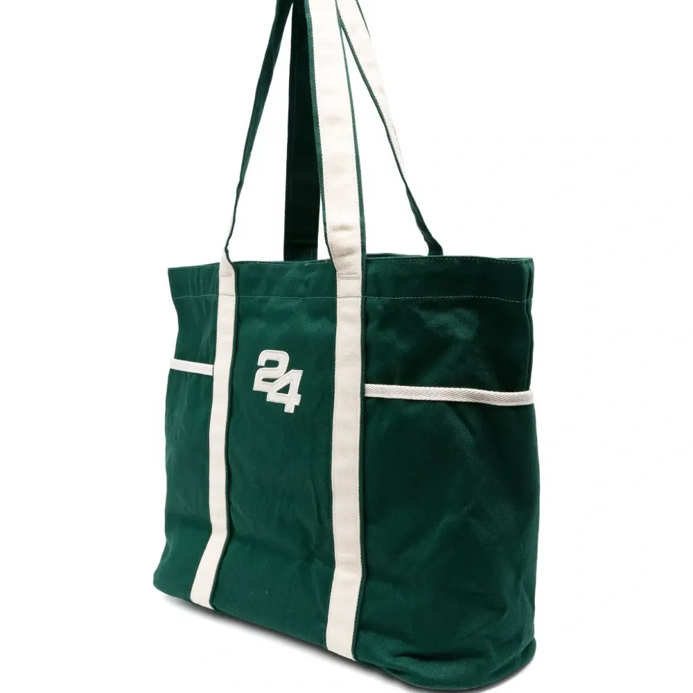 Сумка-тоут с вышитым логотипом