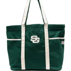 Сумка-тоут с вышитым логотипом