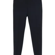 Брюки в тонкую полоску