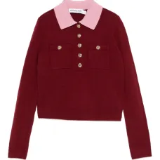 Рубашка поло с контрастным воротником