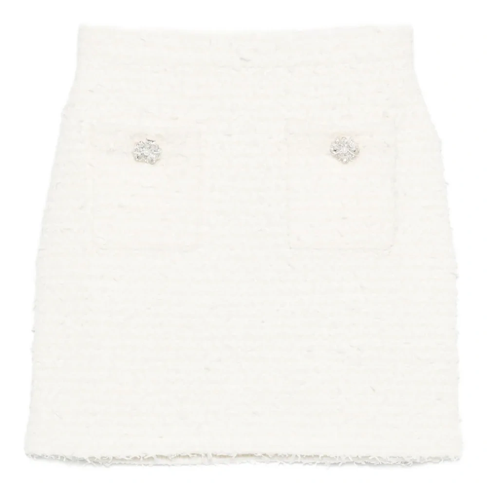 Декорированная твидовая юбка