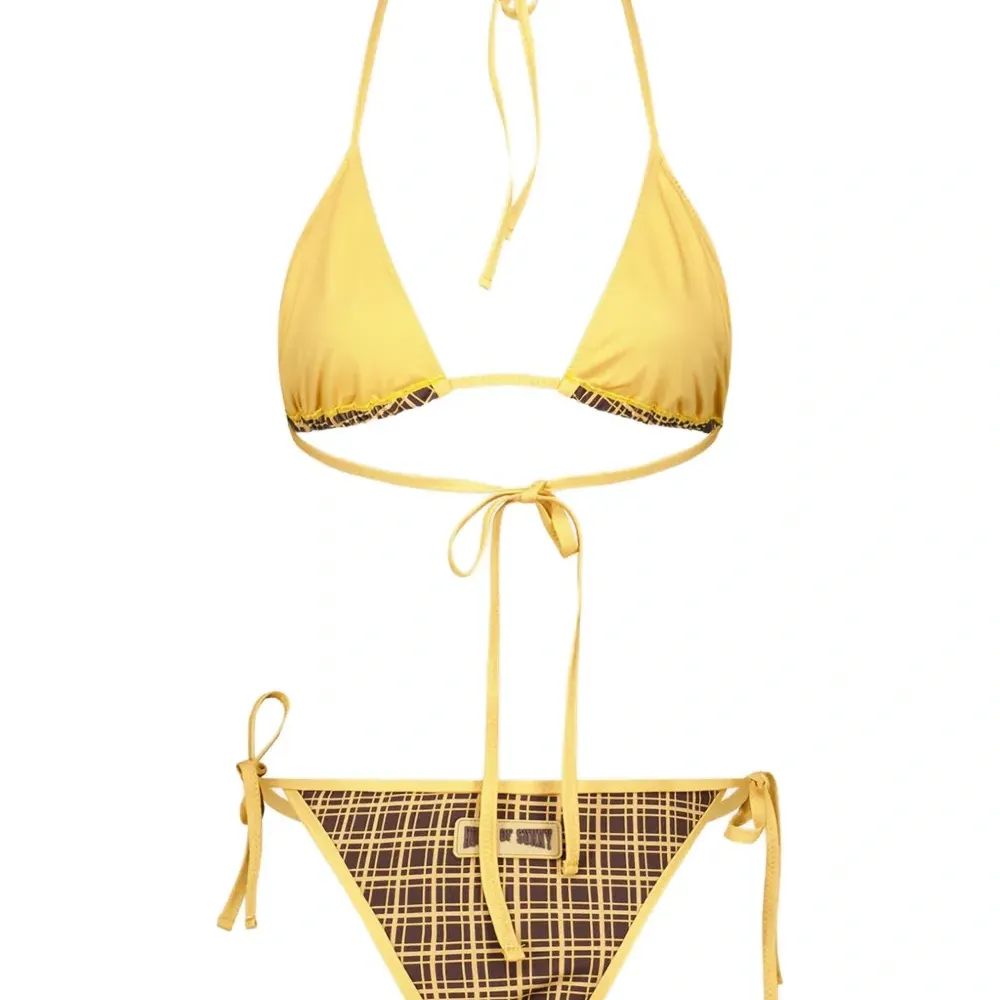 Купальник в клетку