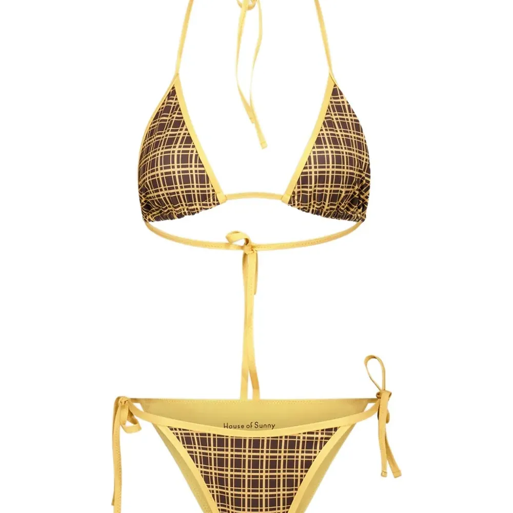 Купальник в клетку