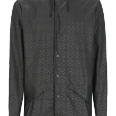 Куртка с капюшоном и логотипом