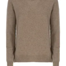 Кашемировый свитер с круглым вырезом