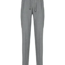 Плиссированные брюки на завязке на талии Плиссированные брюки на завязке на талии