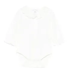 Боди с длинными рукавами и оборками