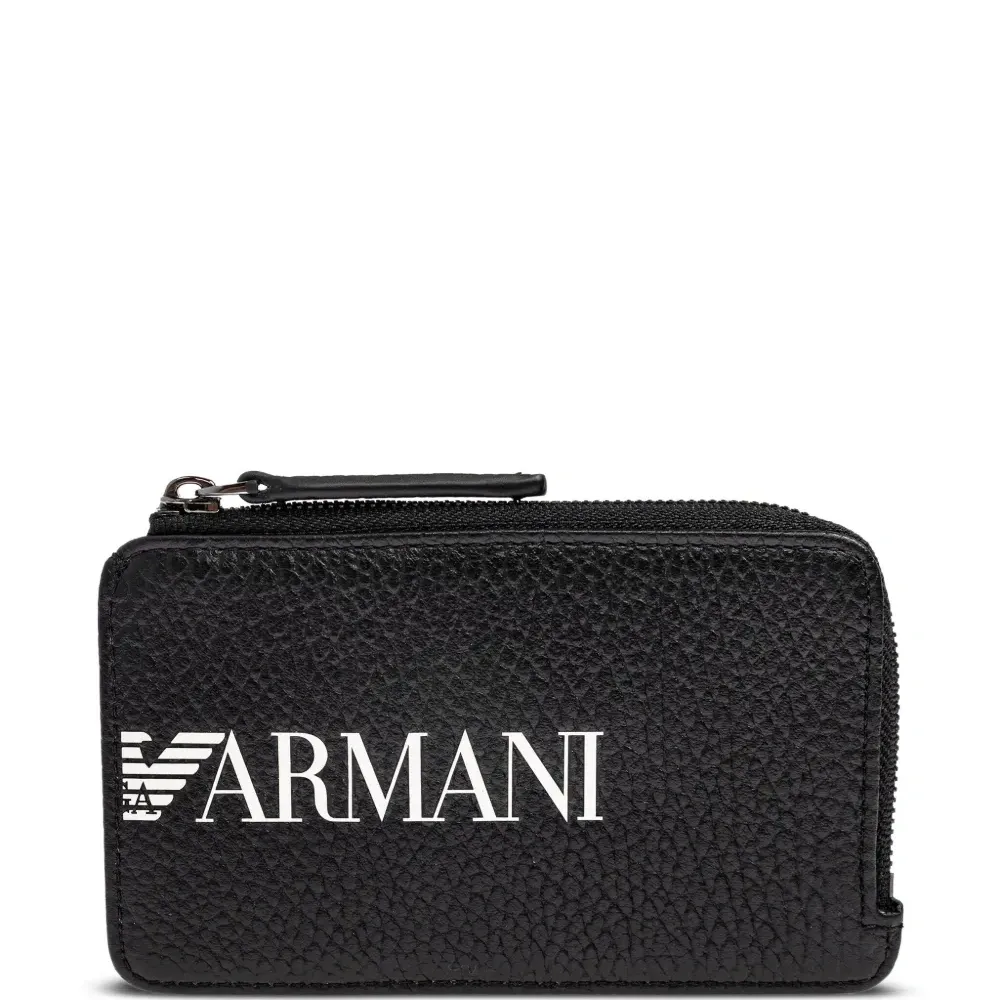 Картхолдер с круговой молнией и логотипом