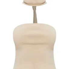 Топ в рубчик с узлом