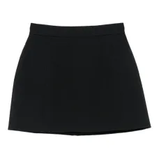 Юбка мини прямого кроя