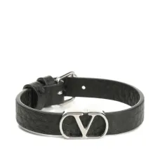 Кожаный браслет с логотипом VLogo Signature