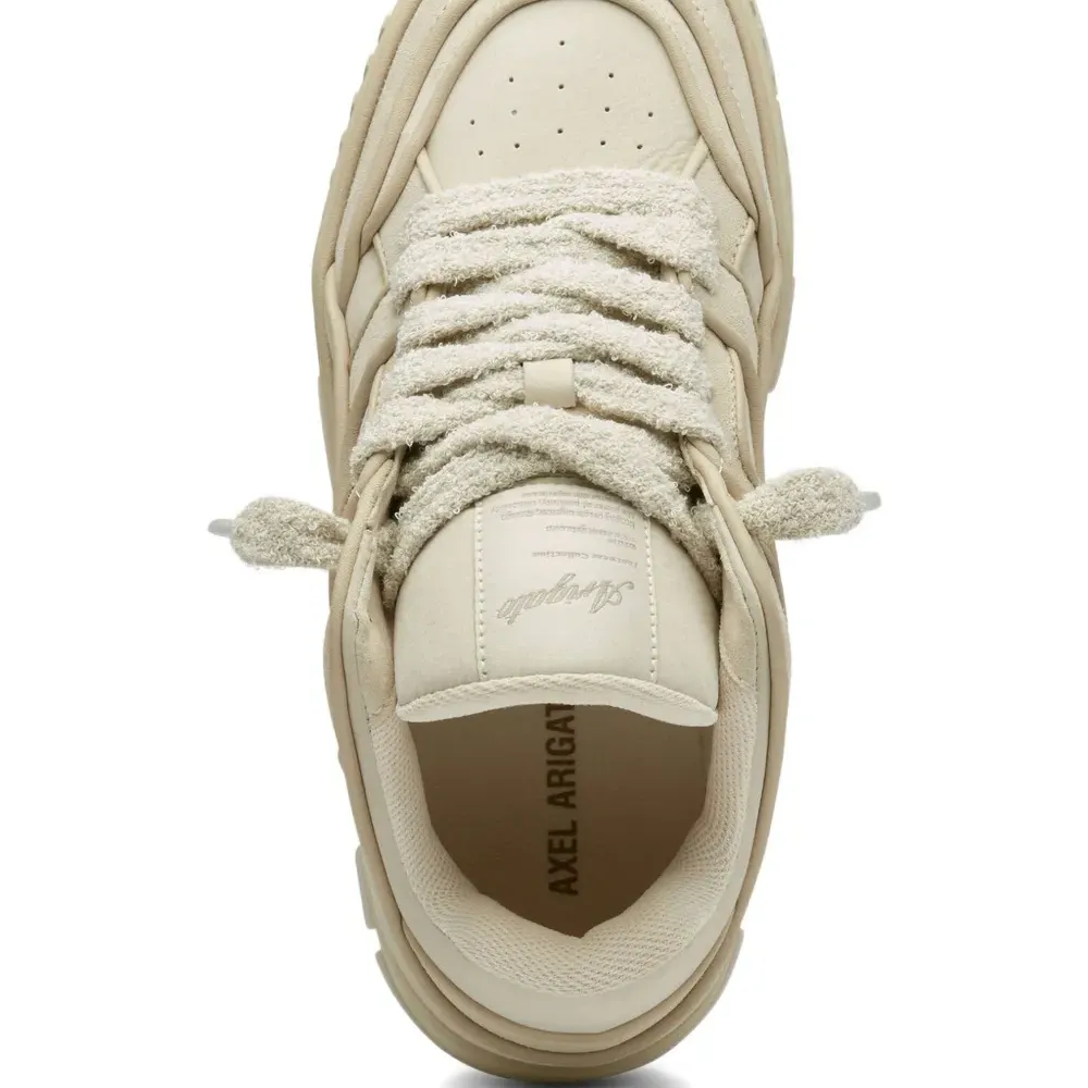 Низкие кроссовки из махровой ткани