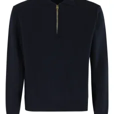 Свитер с воротником на молнии