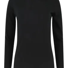 Топ с круглым вырезом и длинными рукавами