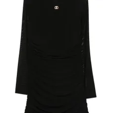 Платье мини со сборками