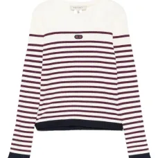 Полосатый свитер в рубчик Полосатый свитер в рубчик