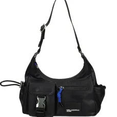 Маленькая сумка на плечо из денима