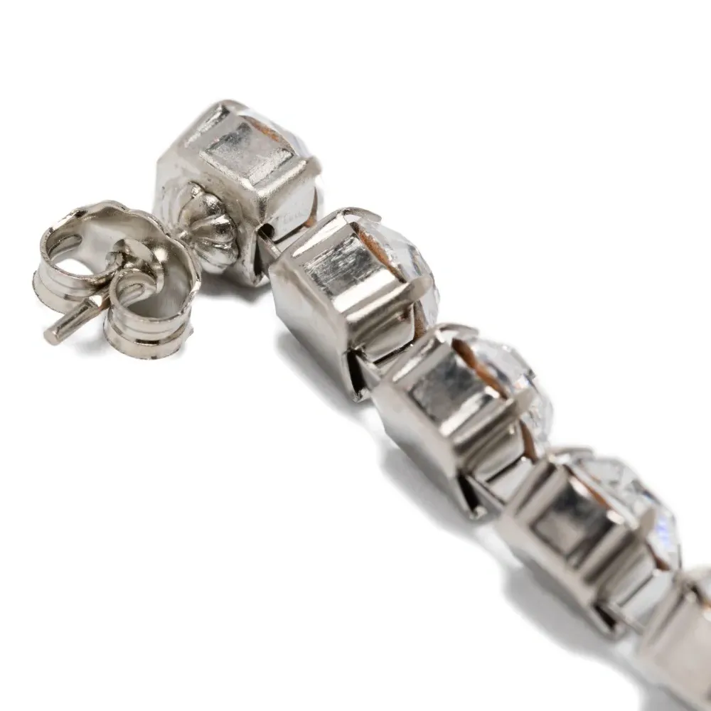 Серьги с кристаллами