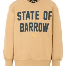 Толстовка с круглым вырезом и принтом