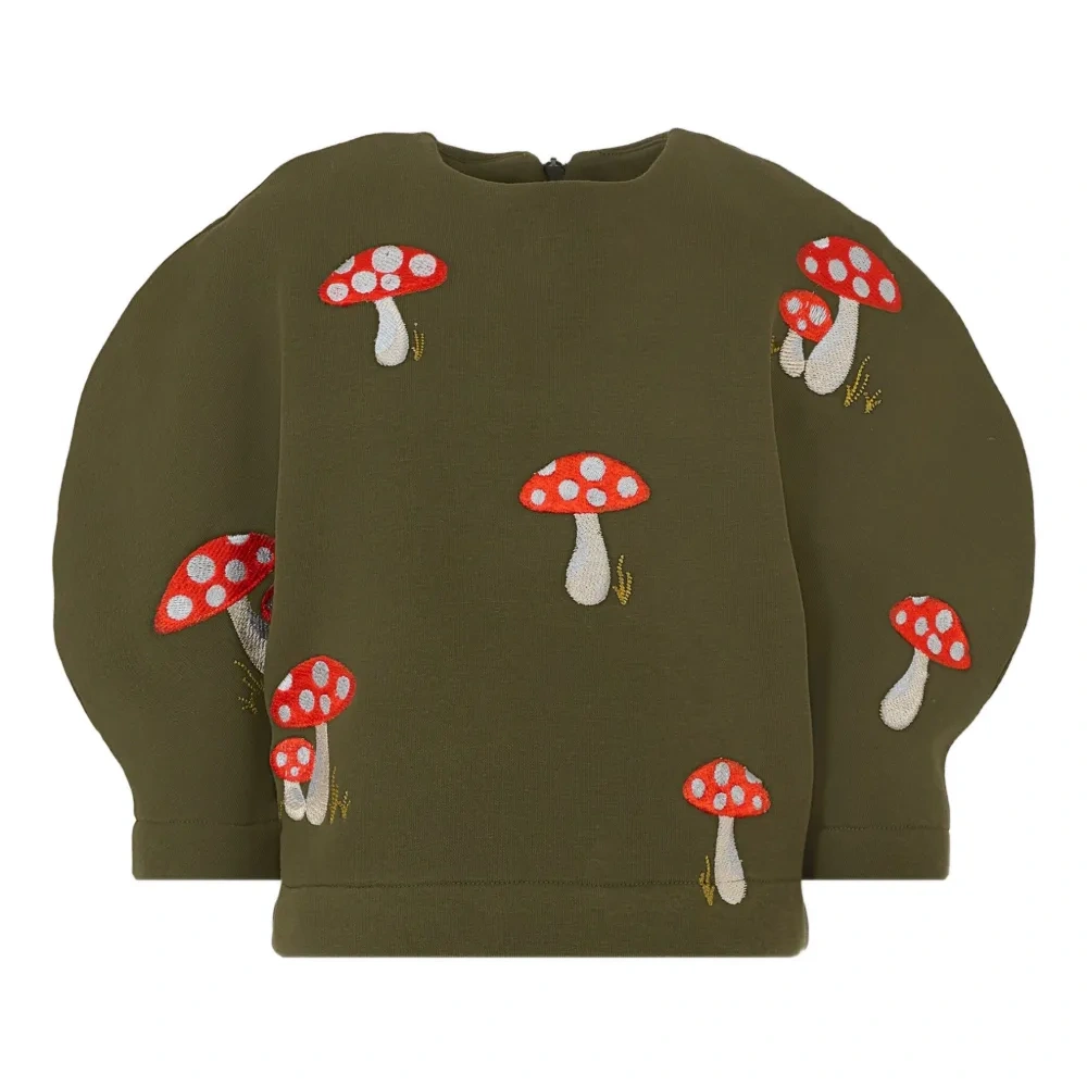 Толстовка Fly Agaric с объемными рукавами и вышивкой